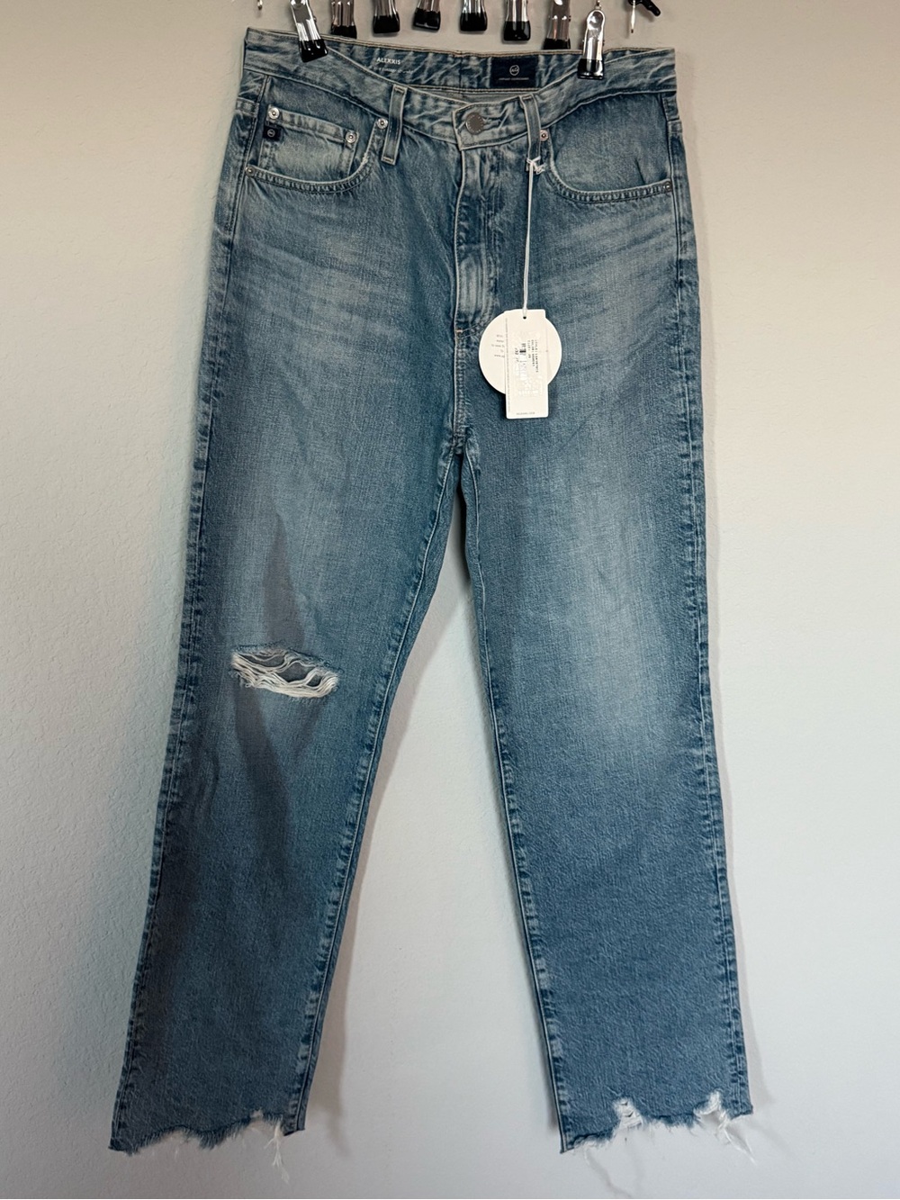 AG jeans Alexxis high wasted vintage straight jeans